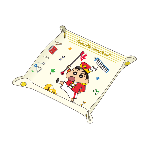 クレヨンしんちゃん PUレザートレー エンジョイマーチングバンド